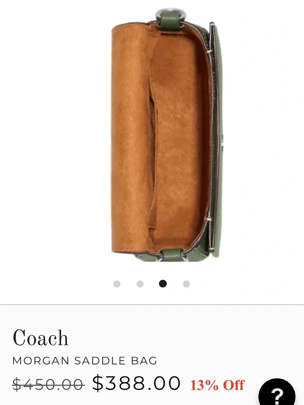 Coach Morgan Saddle Bag